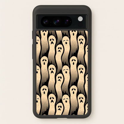 Vintage Wriggly Ghost Pattern Phone Case for Google Pixel 8 Pro - HAL-040-GP8Pro