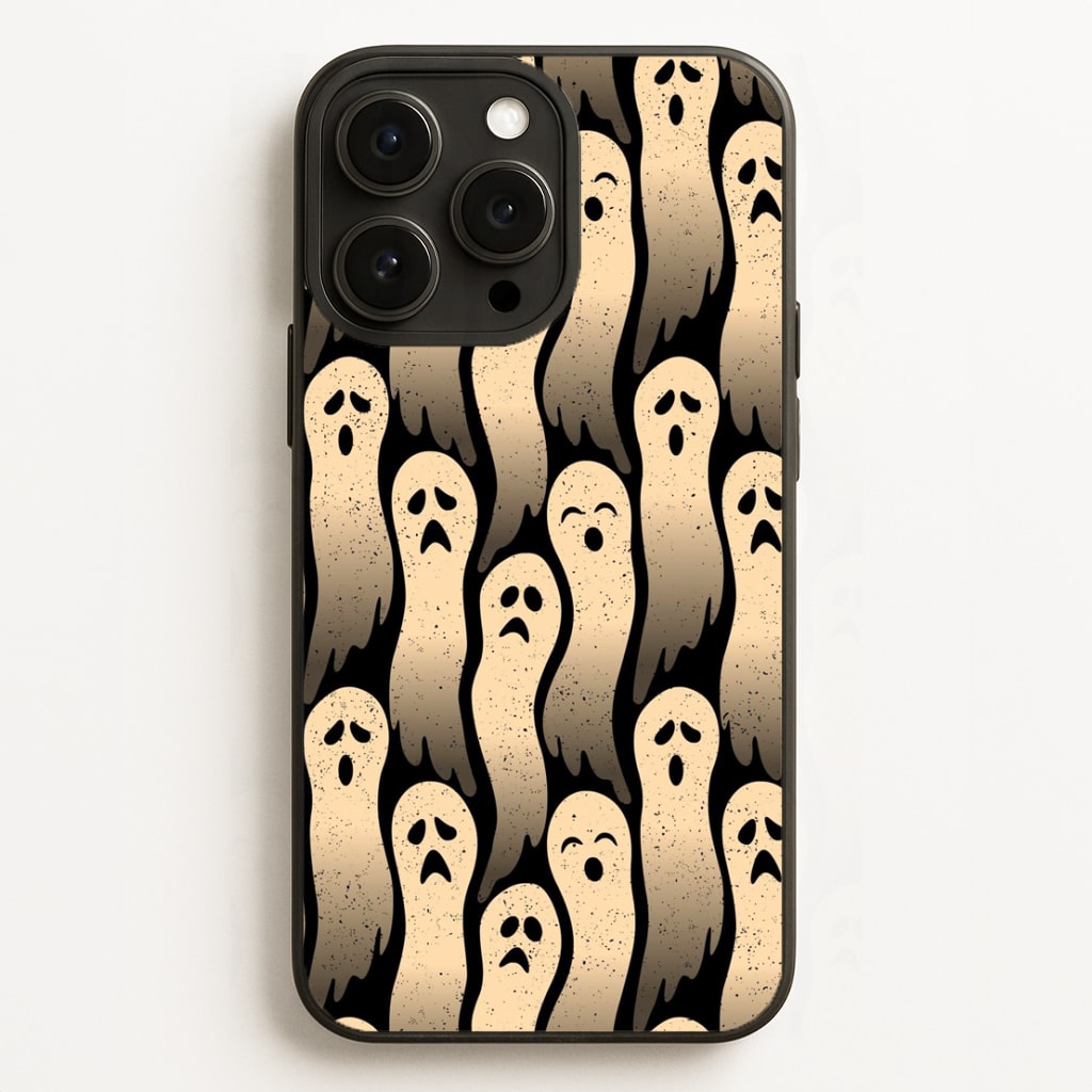 Vintage Wriggly Ghost Pattern Phone Case