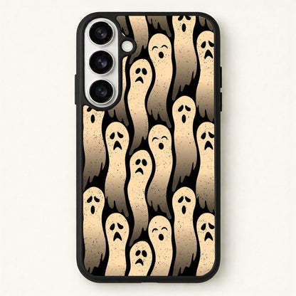 Vintage Wriggly Ghost Pattern Phone Case for Galaxy S26