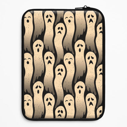 Vintage Wriggly Ghost Pattern Universal Laptop Sleeve