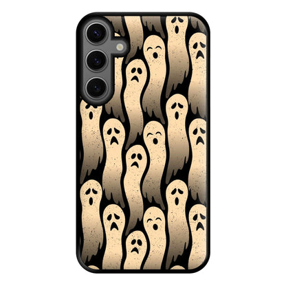 Vintage Wriggly Ghost Pattern Phone Case for Galaxy S23FE