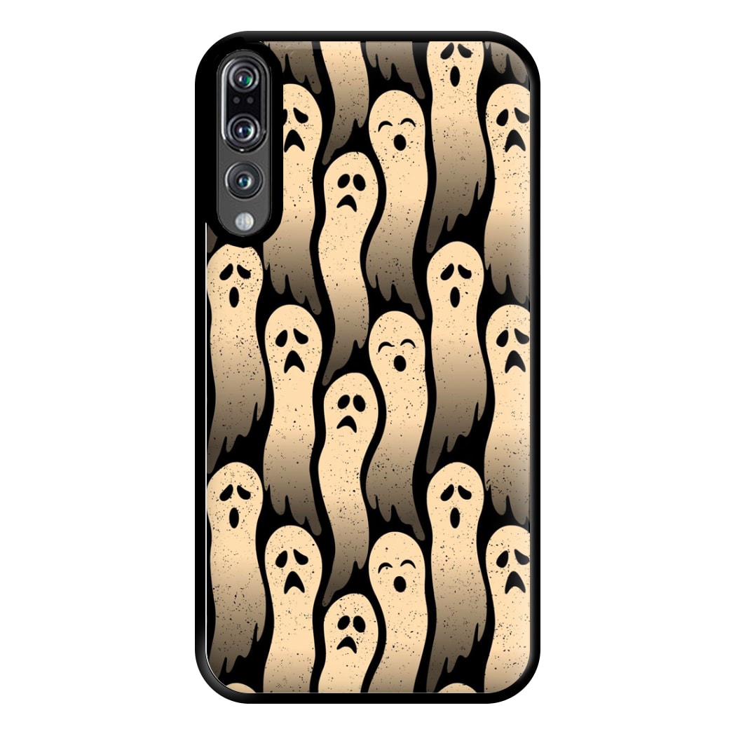 Vintage Wriggly Ghost Pattern Phone Case for Huawei P20 Pro