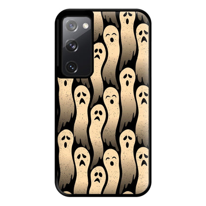 Vintage Wriggly Ghost Pattern Phone Case for Galaxy S20FE