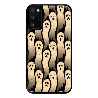 Vintage Wriggly Ghost Pattern Phone Case for Galaxy A41