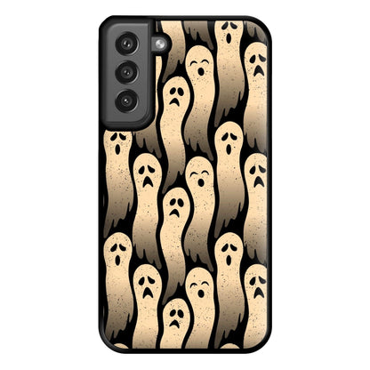 Vintage Wriggly Ghost Pattern Phone Case for Galaxy S21FE