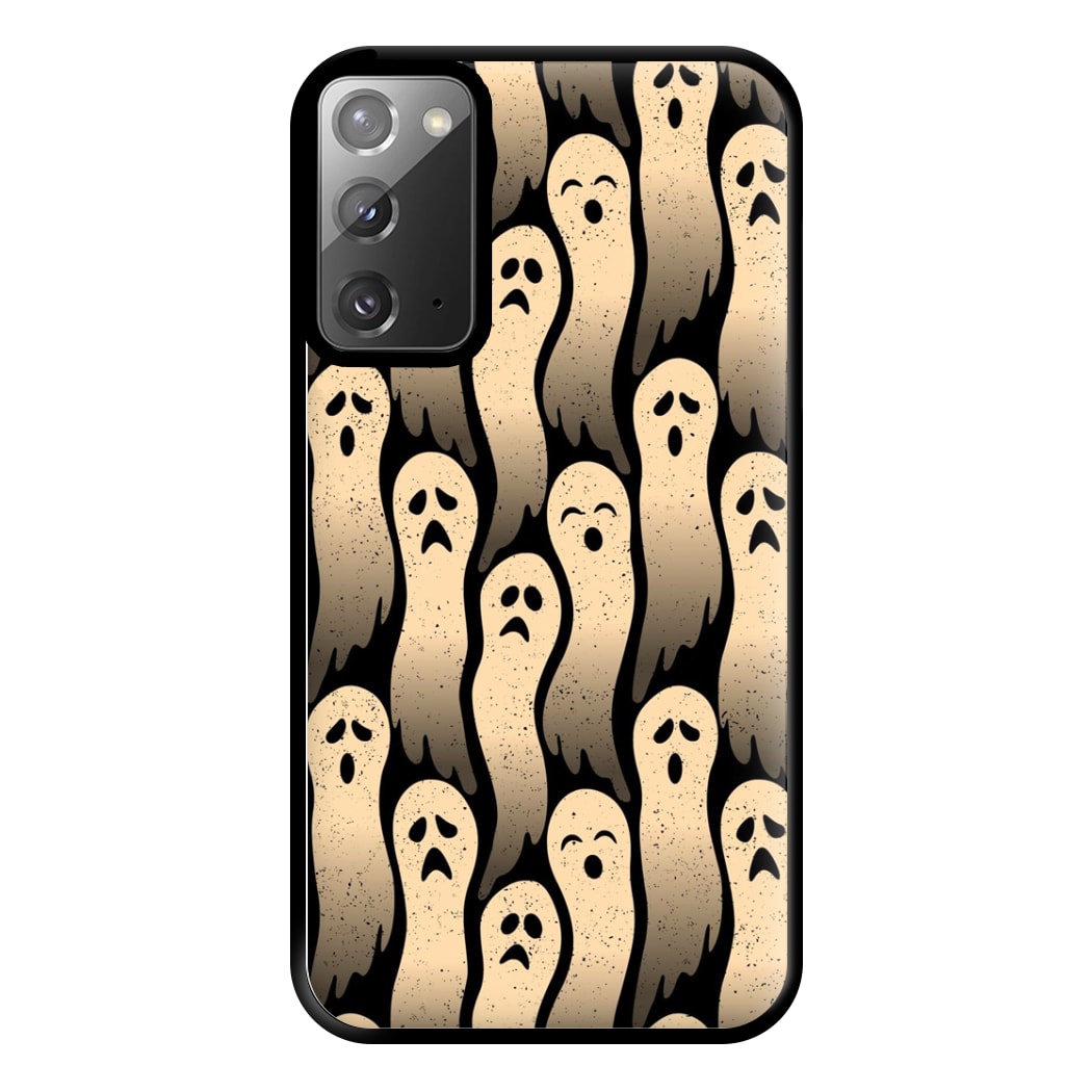 Vintage Wriggly Ghost Pattern Phone Case for Galaxy Note 20 Ultra