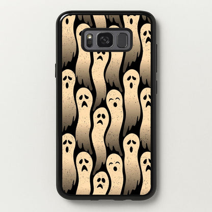 Vintage Wriggly Ghost Pattern Phone Case for Galaxy S8 - HAL-040-S8