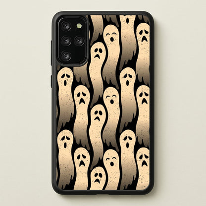 Vintage Wriggly Ghost Pattern Phone Case for Galaxy S20 Plus - HAL-040-S20+