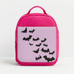 Bats - Halloween Lunchbox - Pink