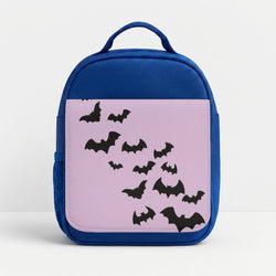 Bats - Halloween Lunchbox - Blue