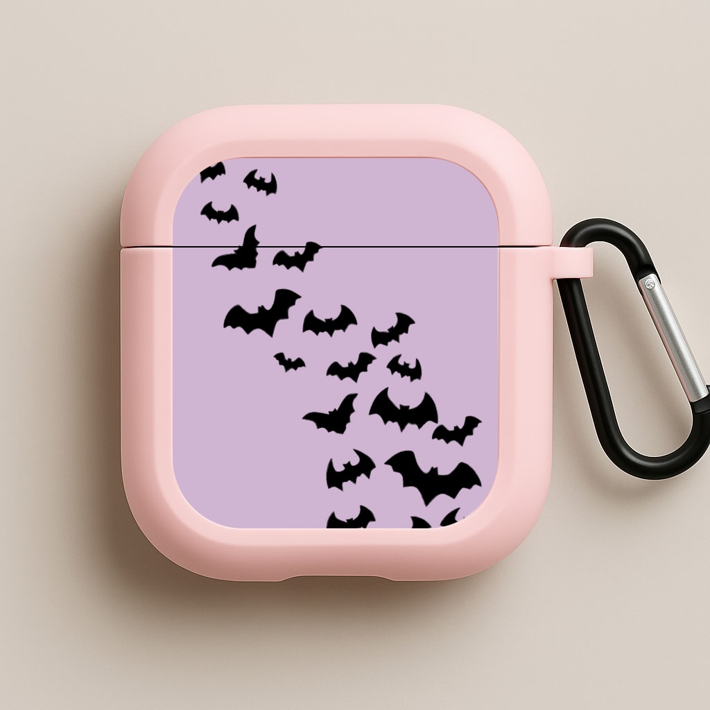Bats - Halloween Pink AirPods Case