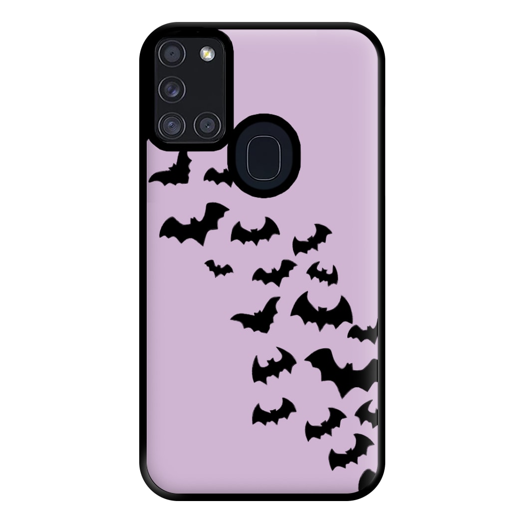 Bats - Halloween Phone Case for Galaxy A21s