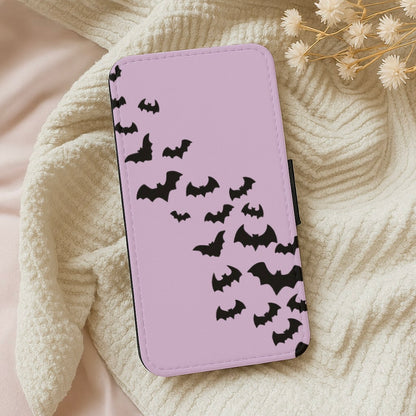 Bats - Halloween Wallet Phone Case