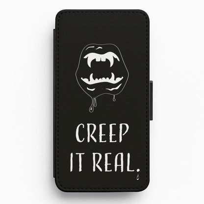 Creep It Real - Halloween Flip / Wallet Phone Case