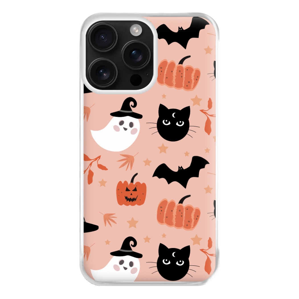 Pretty Pink Halloween Pattern Phone Case