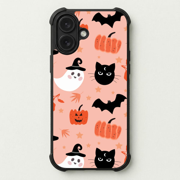 Pretty Pink Halloween Pattern Phone Case — Bumper case