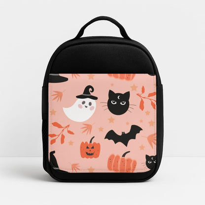 Pretty Pink Halloween Pattern Insulated Lunchbox