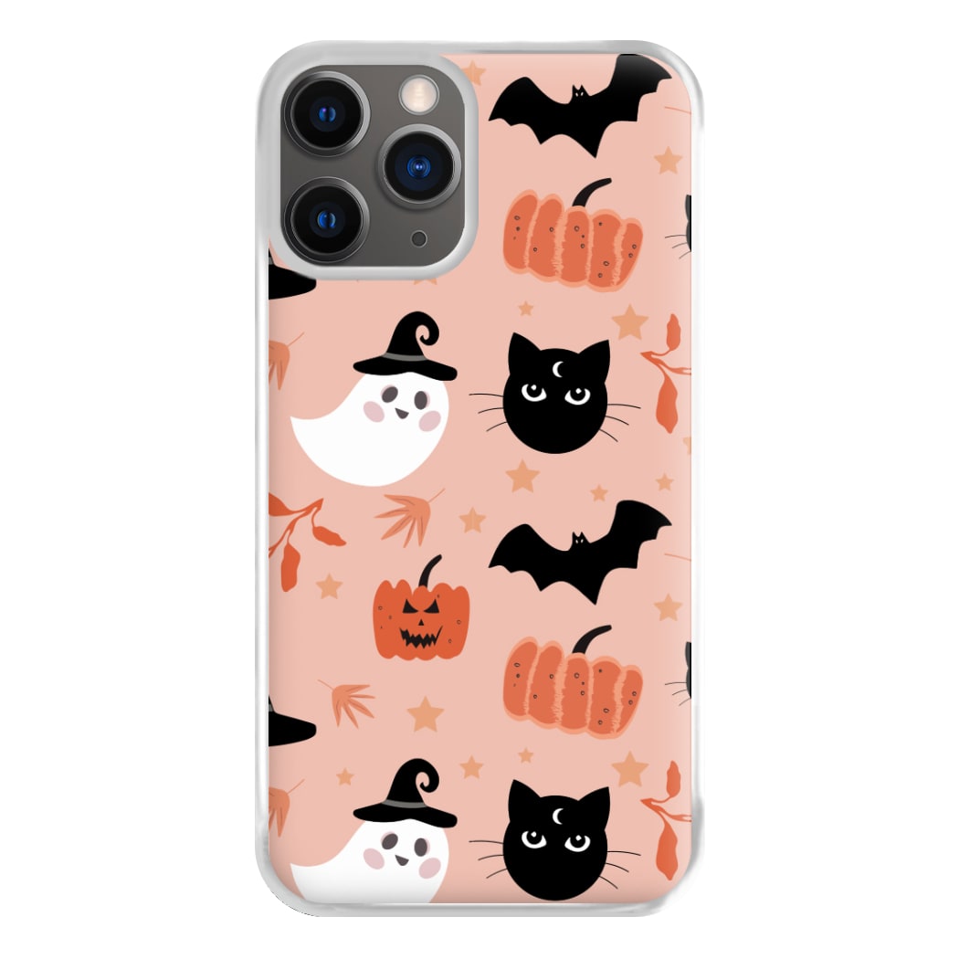 Pretty Pink Halloween Pattern Phone Case for iPhone 12 Pro Max