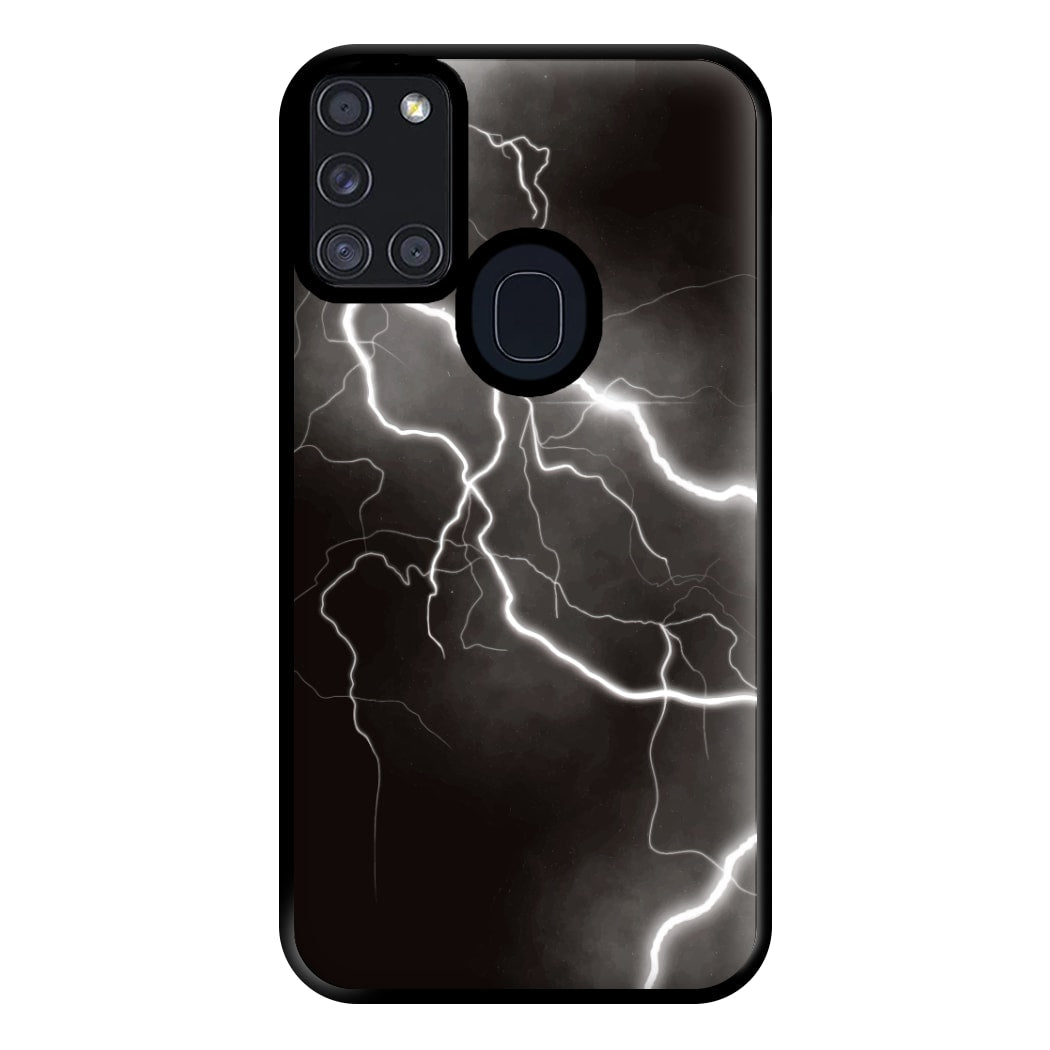 Lightning Phone Case for Galaxy A21s