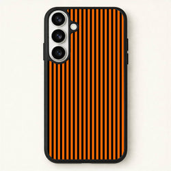 Orange & Black Stripe Phone Case for Galaxy S26