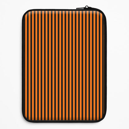 Orange & Black Stripe Universal Laptop Sleeve