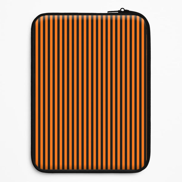 Orange & Black Stripe Universal Laptop Sleeve