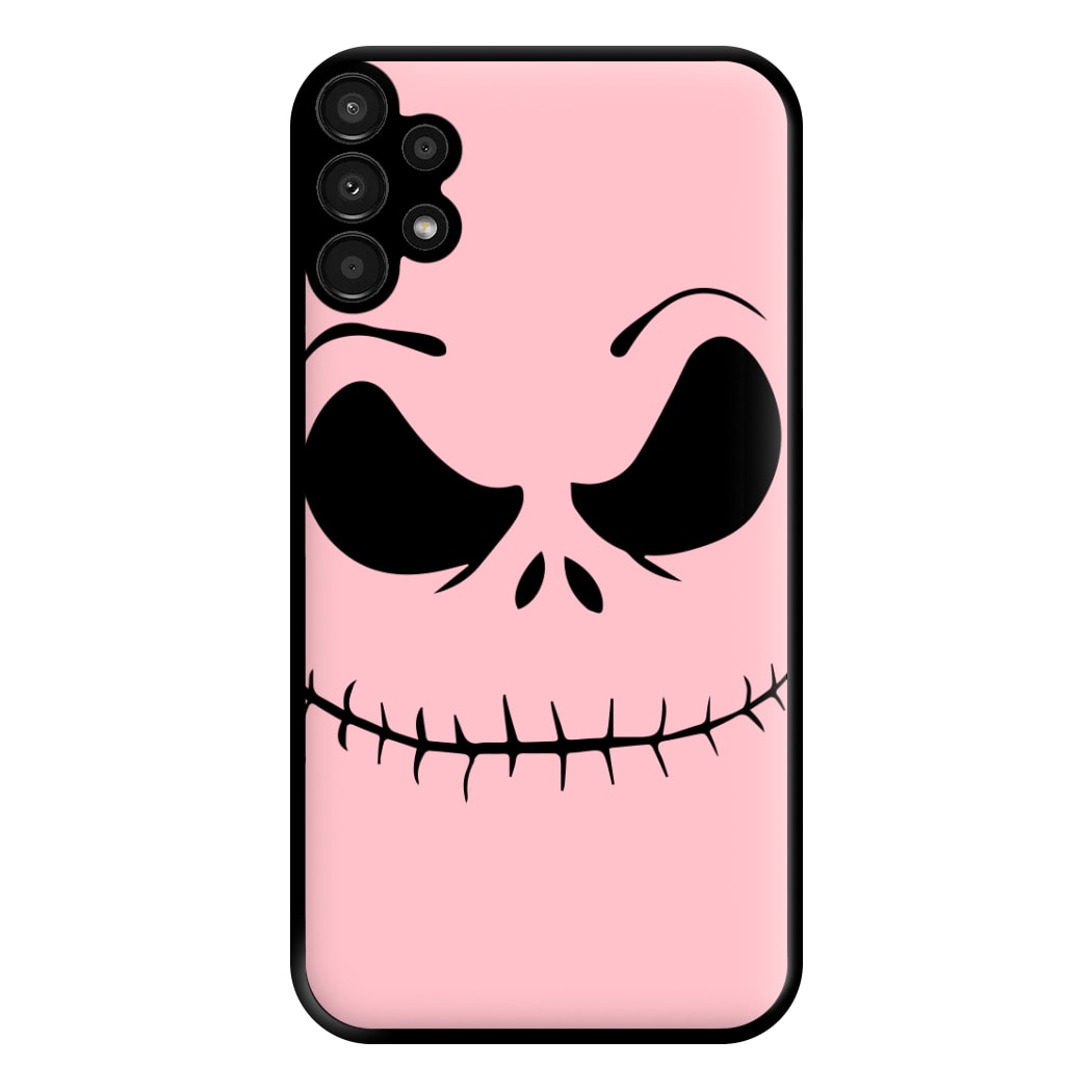 Pink Jack Skeleton Phone Case for Galaxy A13