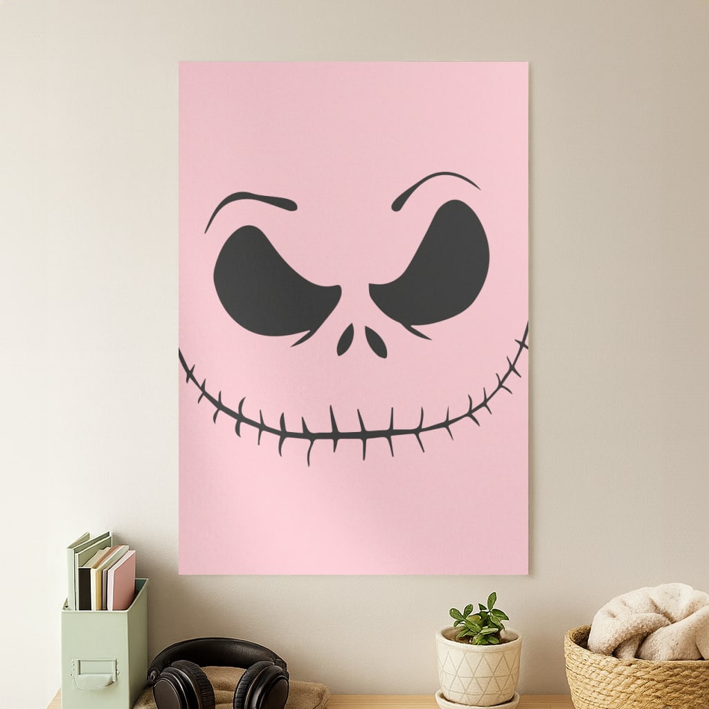 Pink Jack Skeleton Poster