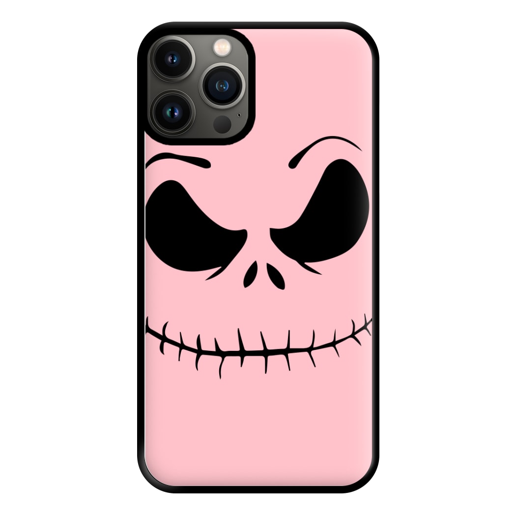 Pink Jack Skeleton Phone Case for iPhone 13 Pro Max