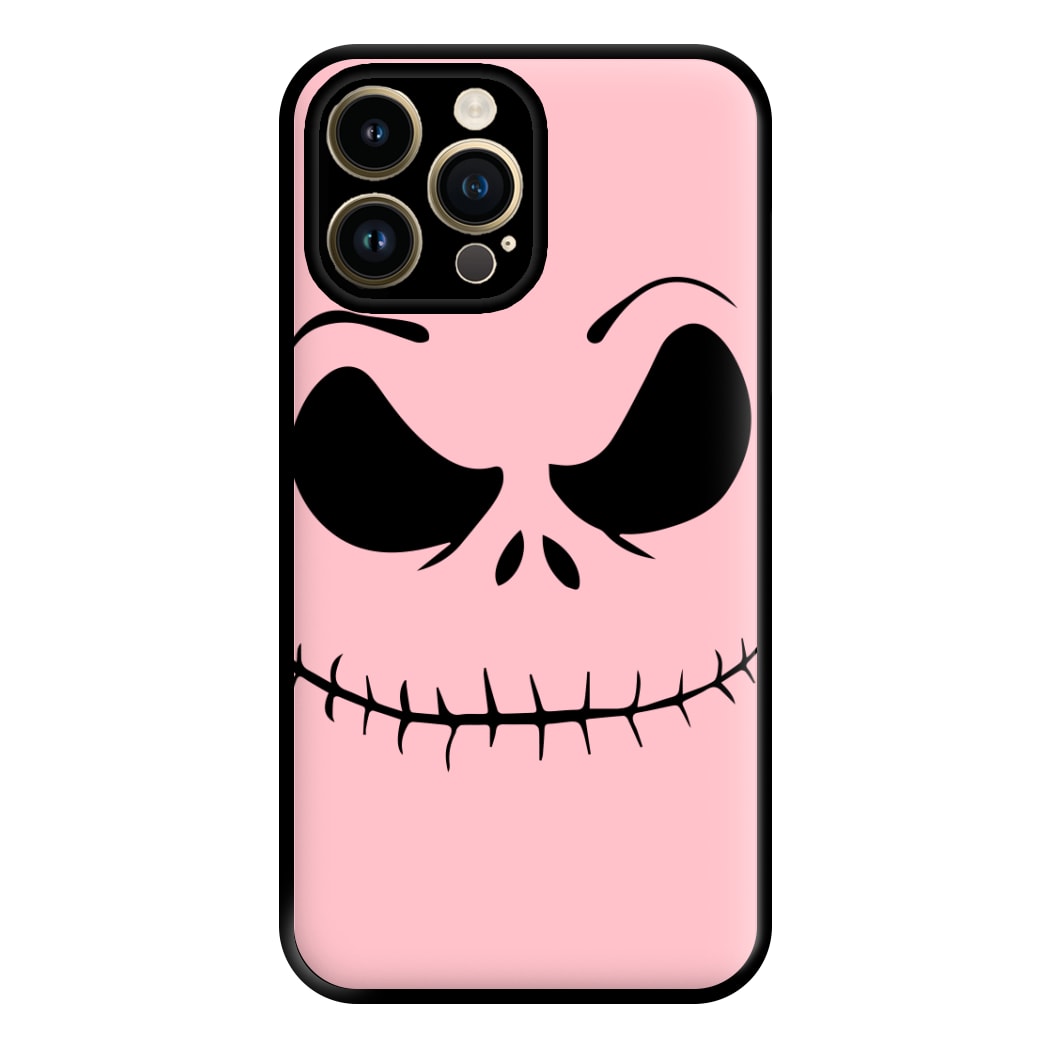 Pink Jack Skeleton Phone Case for iPhone 14 Pro Max