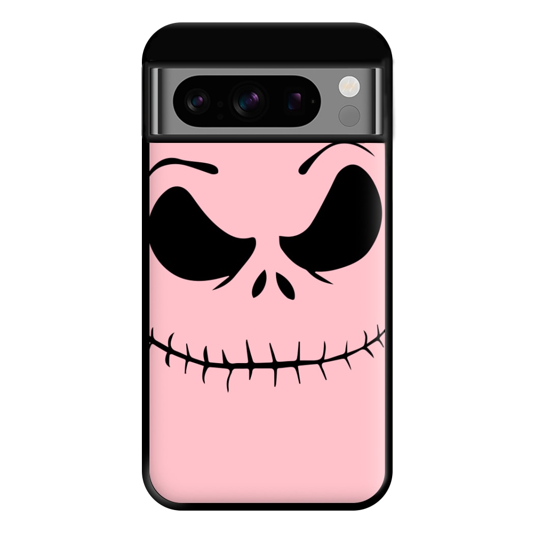 Pink Jack Skeleton Phone Case for Google Pixel 8 Pro