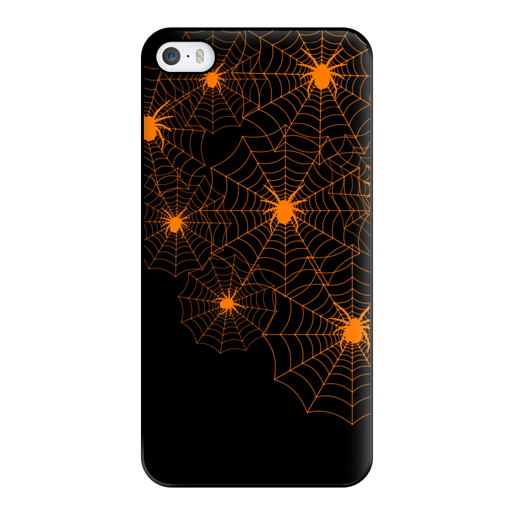 Orange Spider Web  Phone Case for iPhone 5 / 5s / SE 2016