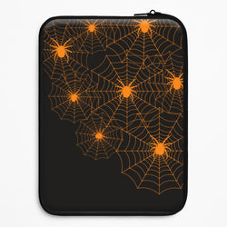 Orange Spider Web  Universal Laptop Sleeve