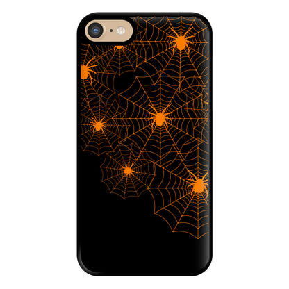 Orange Spider Web  Phone Case for iPhone 6 / 7 / 8 / SE