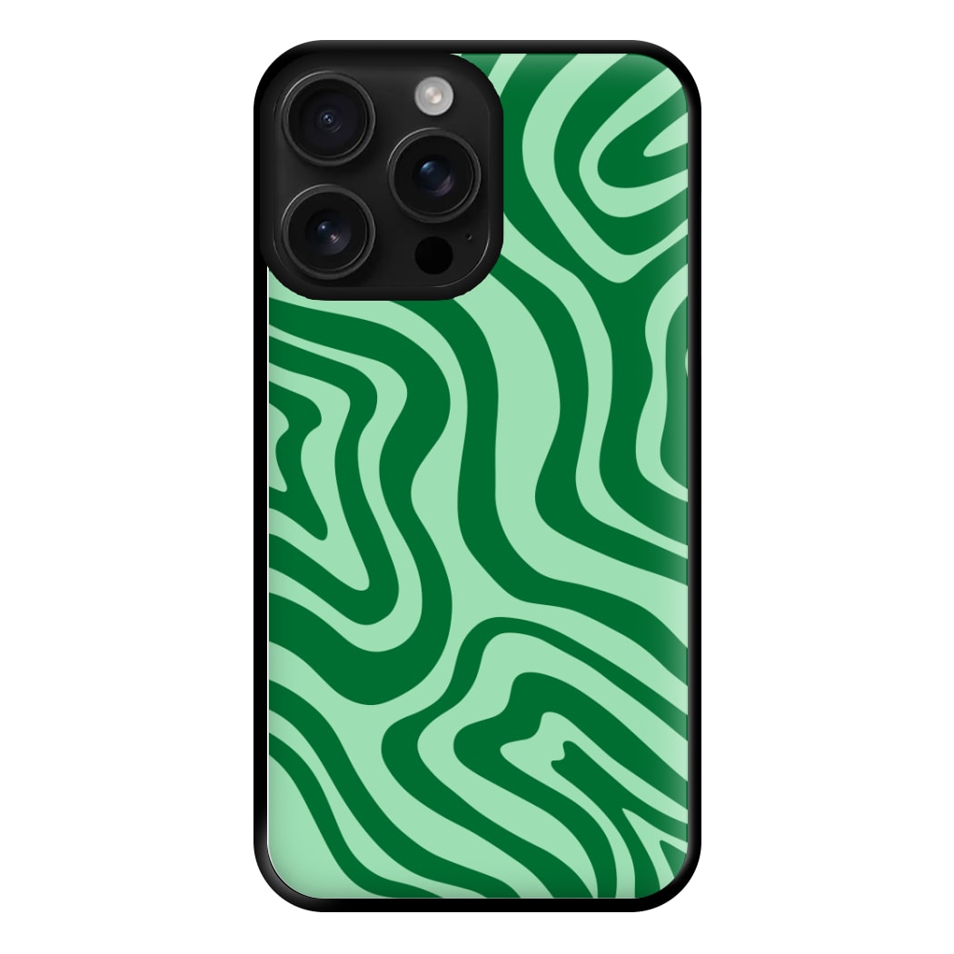 Green Abstract Halloween Phone Case