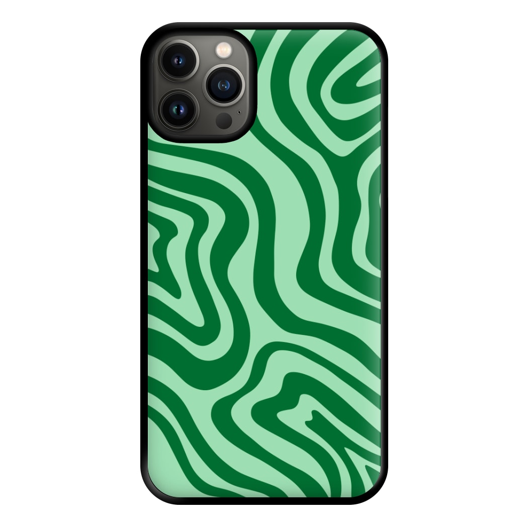 Green Abstract Halloween  Phone Case for iPhone 13