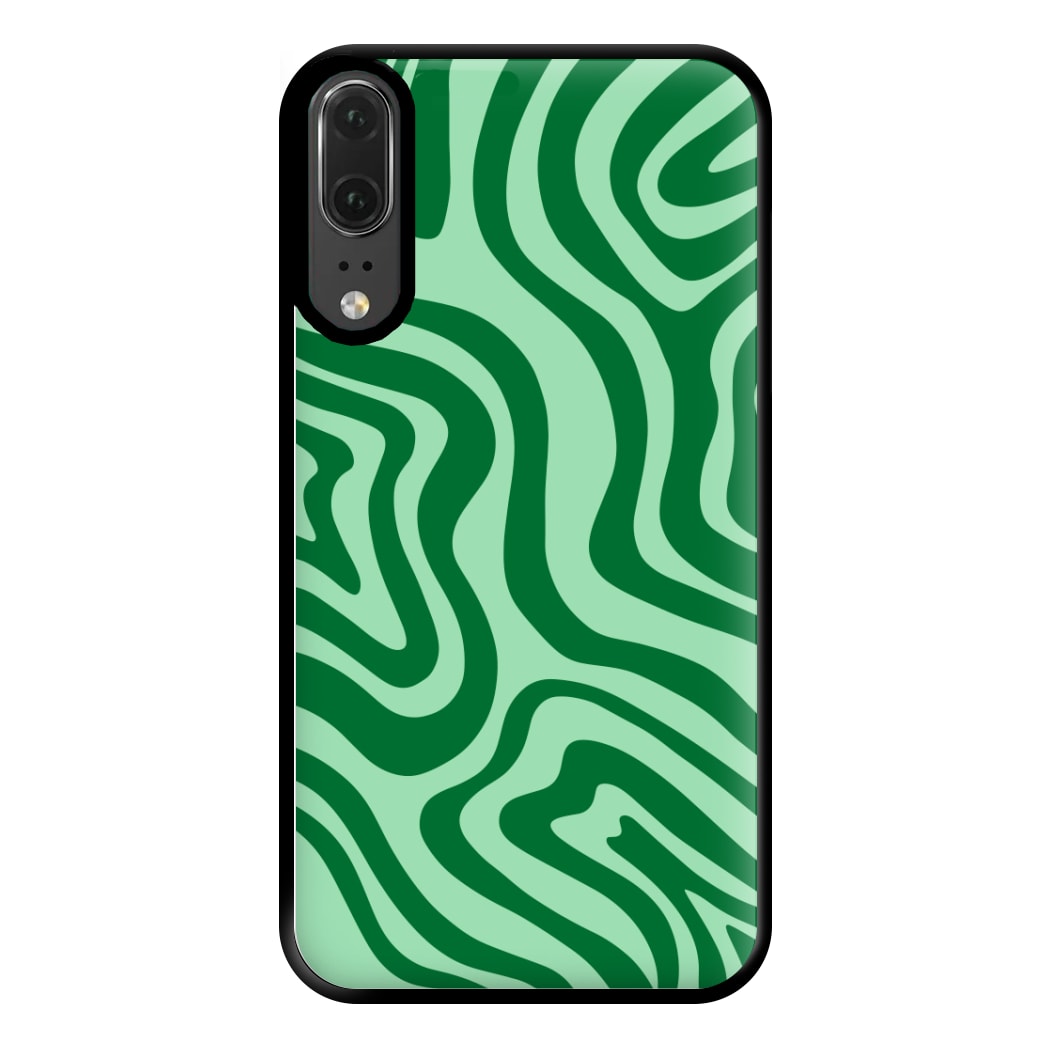 Green Abstract Halloween  Phone Case for Huawei P20