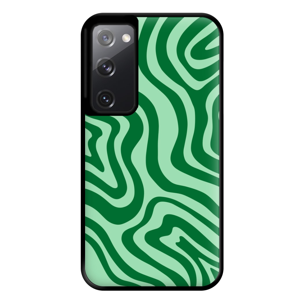 Green Abstract Halloween  Phone Case for Galaxy S20FE