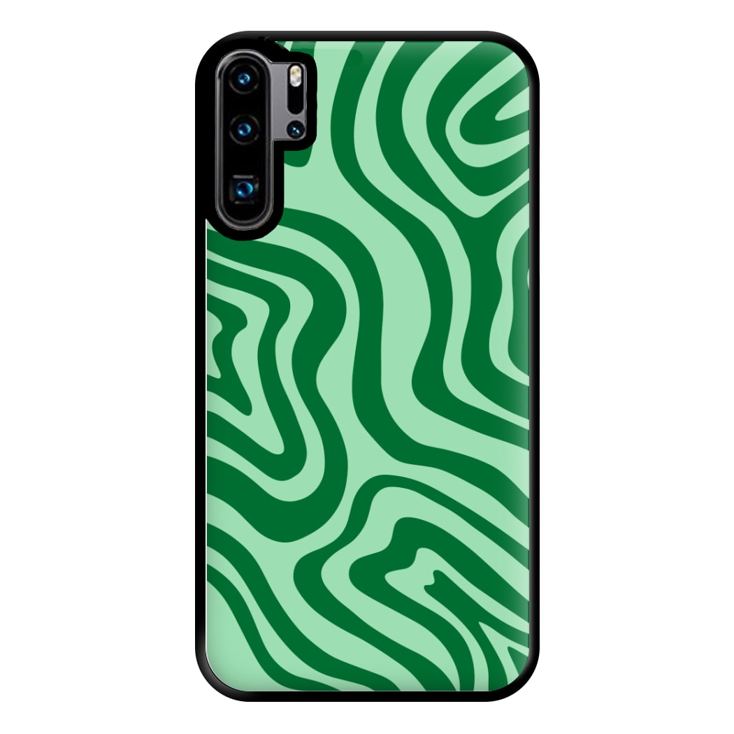 Green Abstract Halloween  Phone Case for Huawei P30 Pro