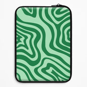 Green Abstract Halloween  Laptop Sleeve 1