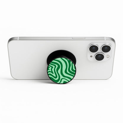 Green Abstract Halloween  Phone Stand