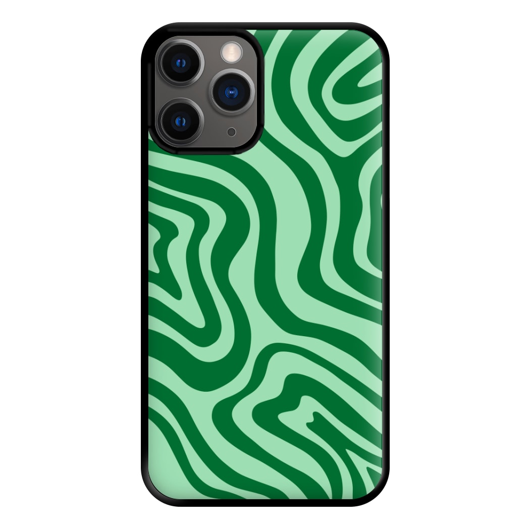 Green Abstract Halloween  Phone Case for iPhone 12 Pro Max