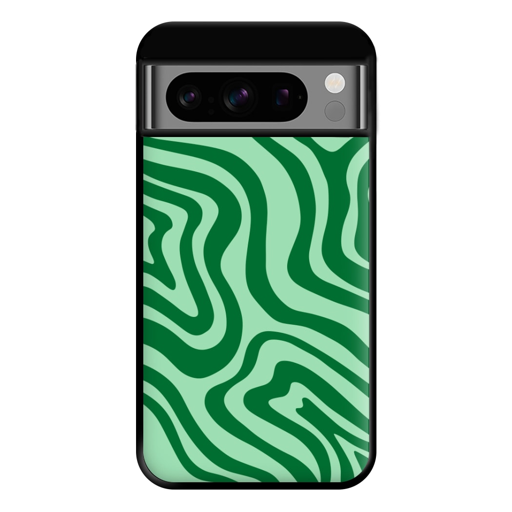 Green Abstract Halloween  Phone Case for Google Pixel 8 Pro