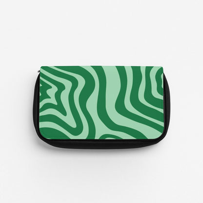 Green Abstract Halloween  Pencil Case