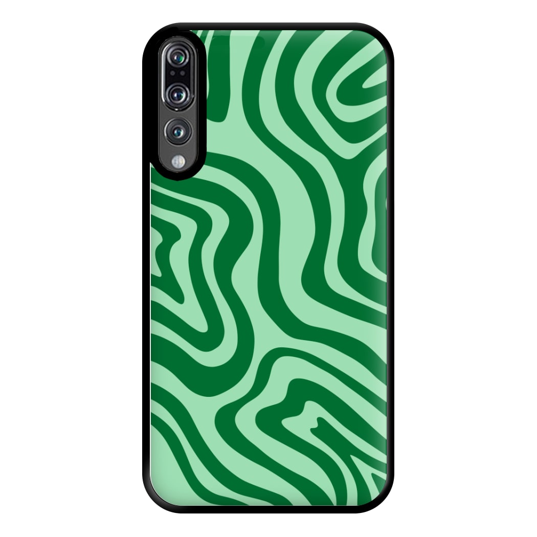 Green Abstract Halloween  Phone Case for Huawei P20 Pro