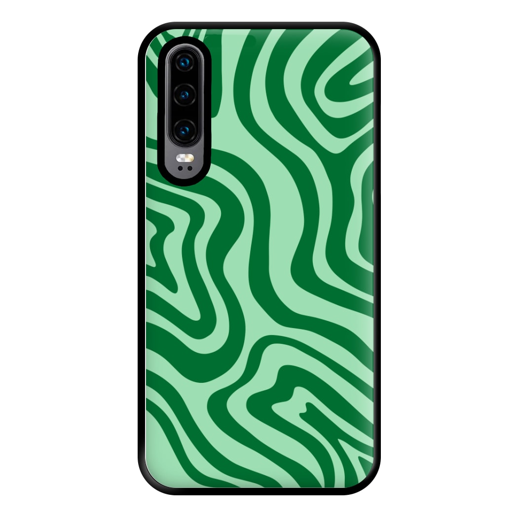 Green Abstract Halloween  Phone Case for Huawei P30