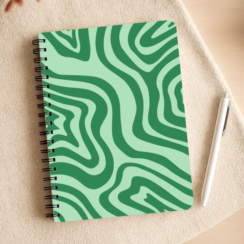 Green Abstract Halloween  Notepad
