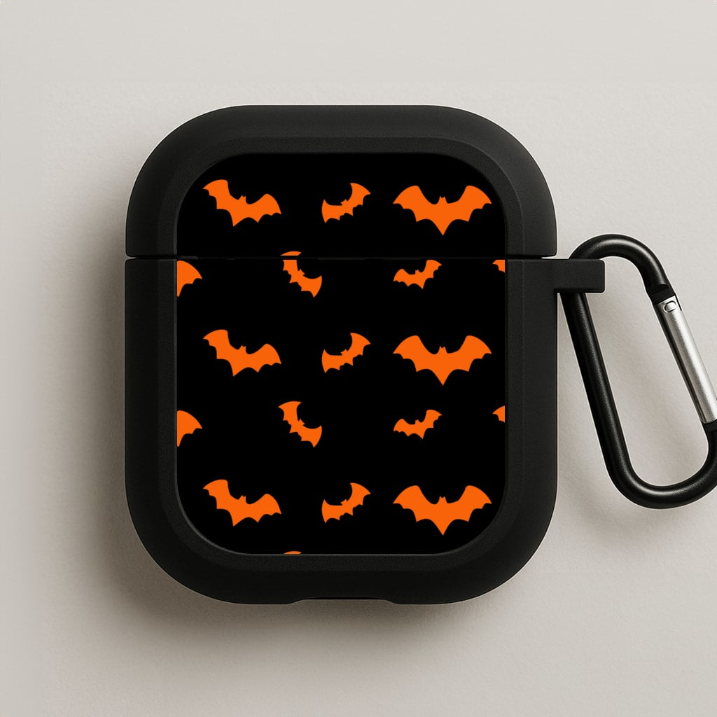 Orange Bat AirPods Case