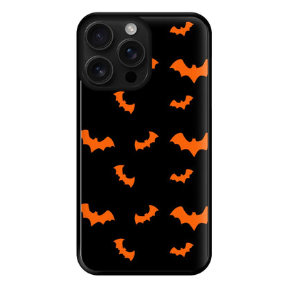 Orange Bat Phone Case for iPhone 16 Pro Max