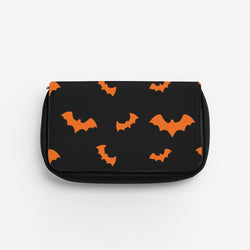 Orange Bat Pencil Case